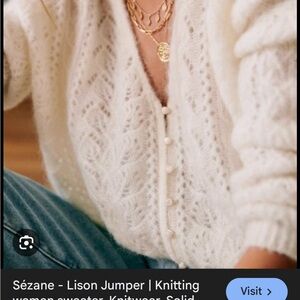Sezane Lison Cardigan NWOT